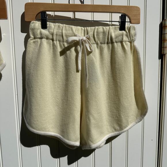 Lisa Yang Kiyo Track Short Selah Bandeau Bra Size 1 S / M Cashmere Cream Yellow - Picture 10 of 14